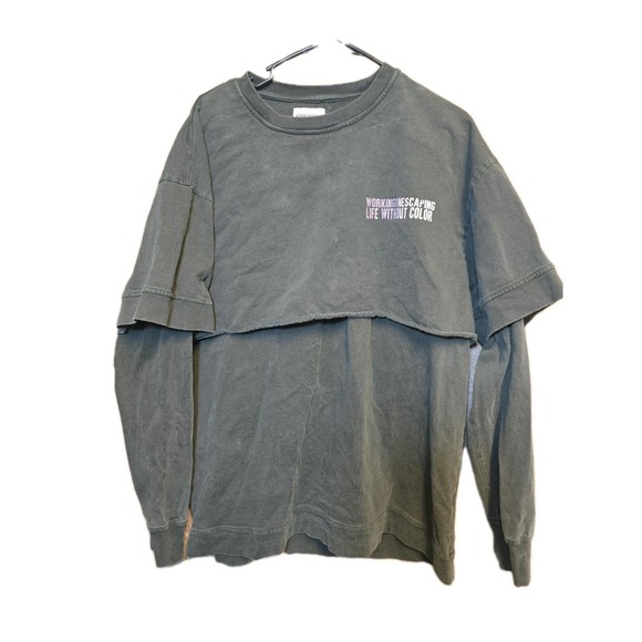 Other - 🔥 Working On Escaping Double Tee Shirt 👕 Men's Size L ‎ Graphic Streetwear